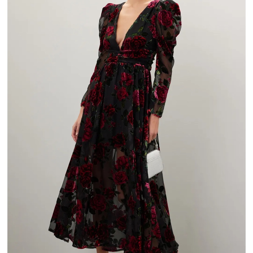 Rachel Parcell Bunout Velvet Dress